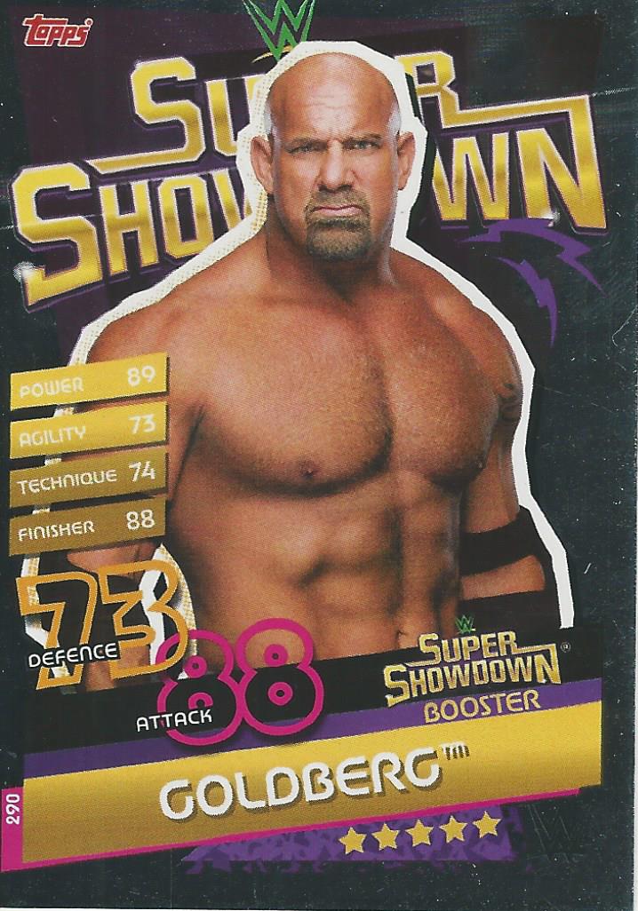 WWE Topps Slam Attax Reloaded 2020 Trading Card Goldberg No.290