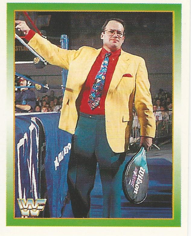 WWF Merlin Stickers 1995 Jim Cornette No.290