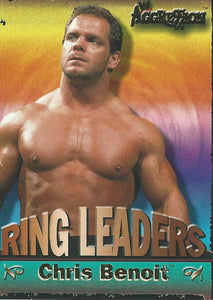 WWE Fleer Aggression Trading Cards 2003 Ring Leader Chris Benoit 13 of 15