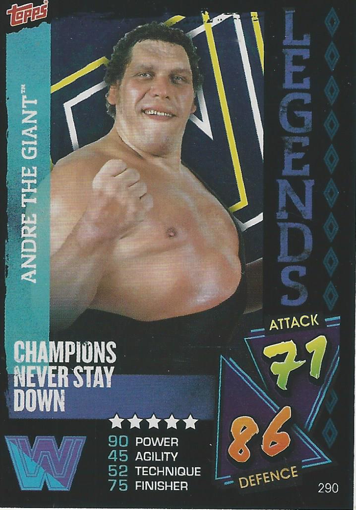 WWE Topps Slam Attax 2021 Trading Card Andre the Giant No.290