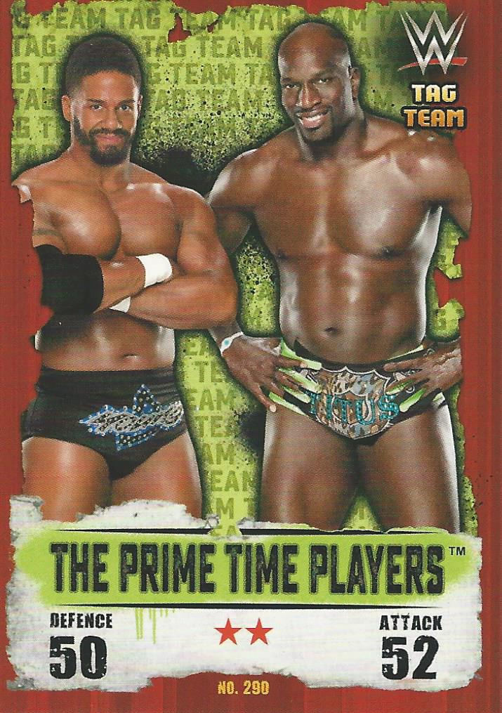 WWE Topps Slam Attax Takeover 2016 Trading Card Prime Time Players No.290