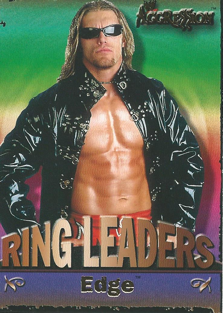 WWE Fleer Aggression Trading Cards 2003 Ring Leader Edge 14 of 15