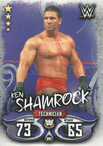 WWE Topps Slam Attax Live 2018 Trading Card Ken Shamrock No.291