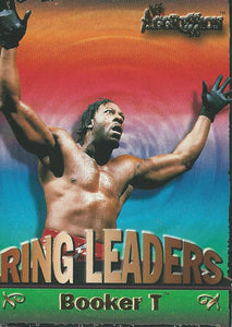 WWE Fleer Aggression Trading Cards 2003 Ring Leader Booker T 15 of 15