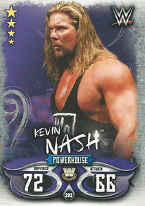 WWE Topps Slam Attax Live 2018 Trading Card Kevin Nash No.292