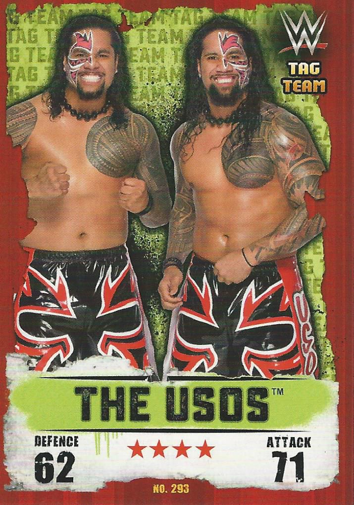 WWE Topps Slam Attax Takeover 2016 Trading Card The Usos No.293
