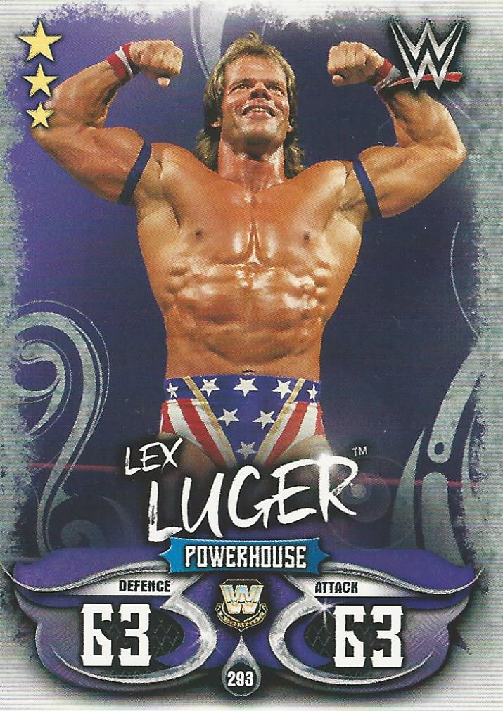 WWE Topps Slam Attax Live 2018 Trading Card Lex Luger No.293