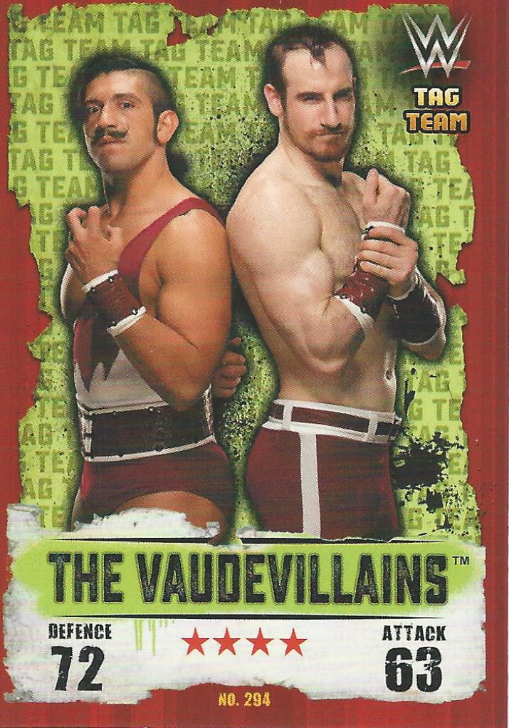 WWE Topps Slam Attax Takeover 2016 Trading Card The Vaudevillains No.294