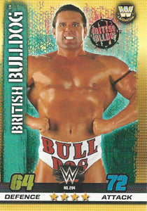 WWE Topps Slam Attax 10th Edition Trading Card 2017 British Bulldog No.294