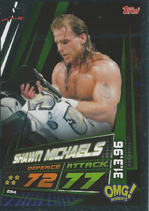 WWE Topps Slam Attax Universe 2019 Trading Card Shawn Michaels No.294