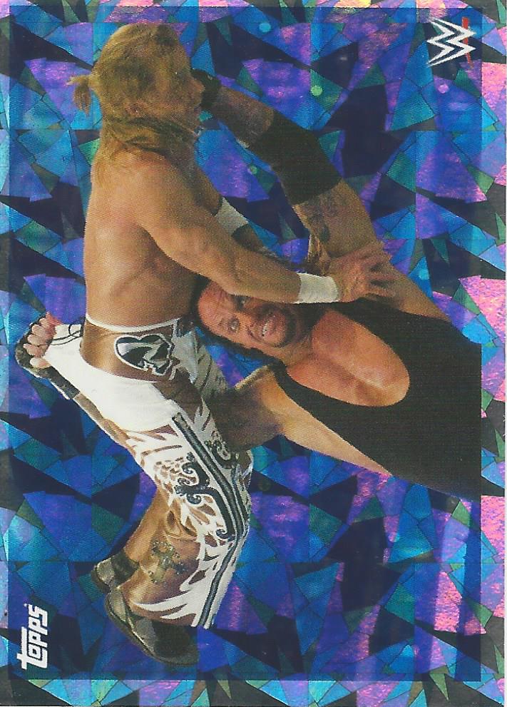 WWE Topps Road to Wrestlemania Stickers 2021 Shawn Michaels vs Undertaker No.294