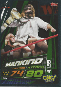 WWE Topps Slam Attax Universe 2019 Trading Card Mankind No.295