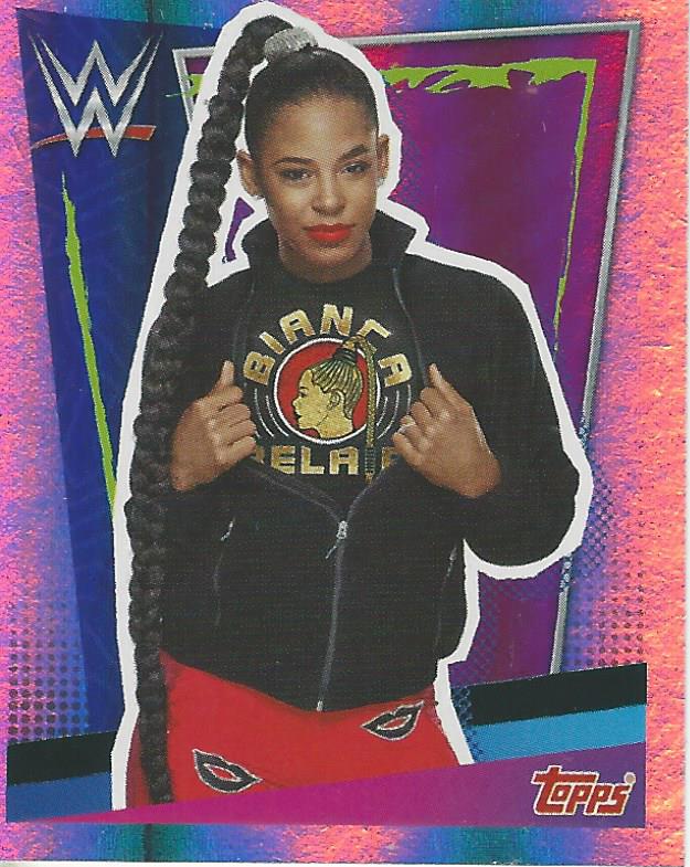 WWE Topps Road to Wrestlemania Stickers 201 Bianca Belair No.296