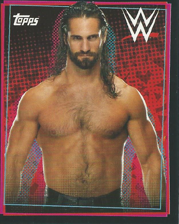 WWE Topps Road to Wrestlemania Stickers 2021 Seth Rollins No.297