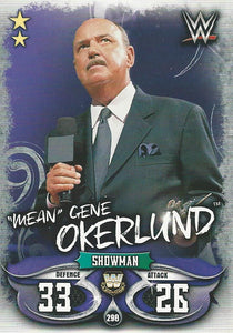 WWE Topps Slam Attax Live 2018 Trading Card Mean Gene Okerlund No.298