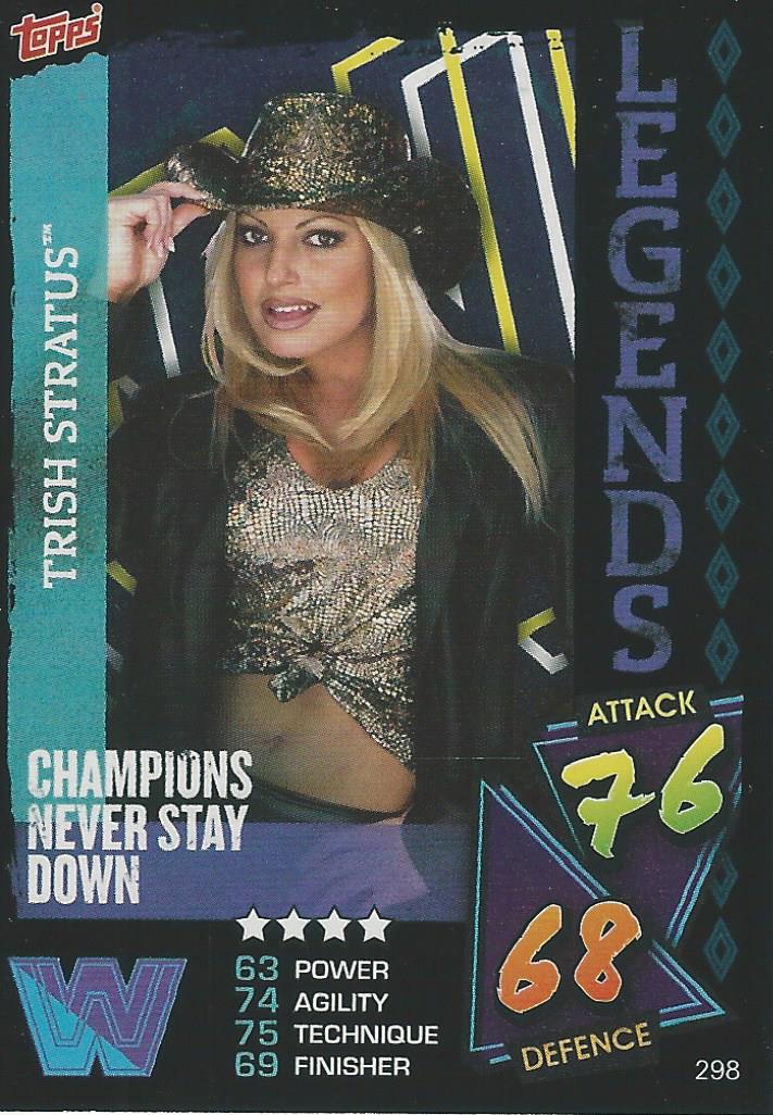 WWE Topps Slam Attax 2021 Trading Card Trish Stratus No.298