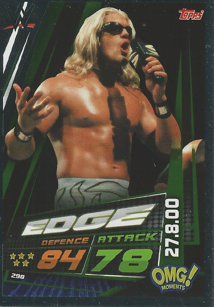 WWE Topps Slam Attax Universe 2019 Trading Card Edge No.298