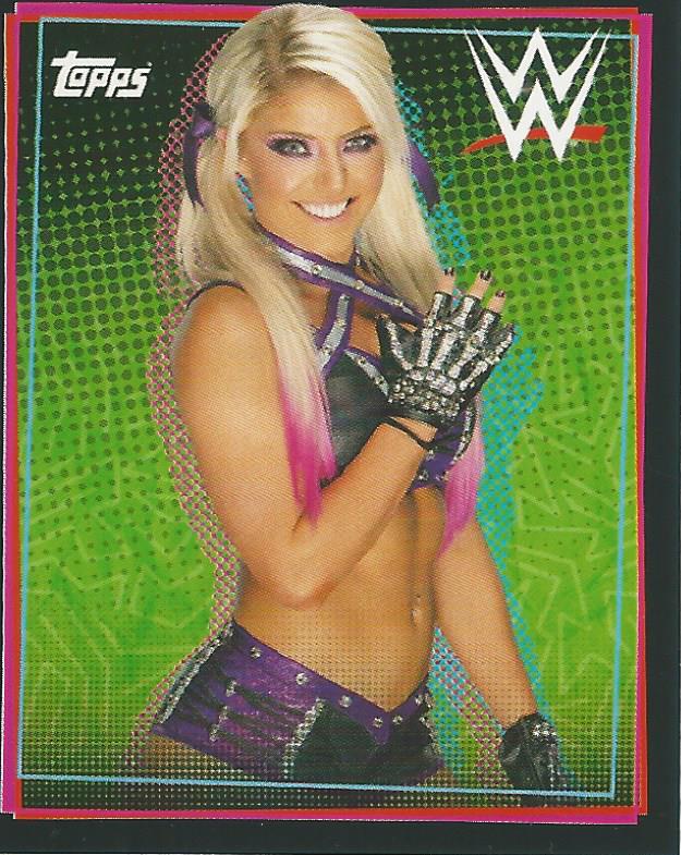 WWE Topps Road to Wrestlemania Stickers 2021 Alexa Bliss No.298