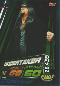 WWE Topps Slam Attax Universe 2019 Trading Card Undertaker No.299