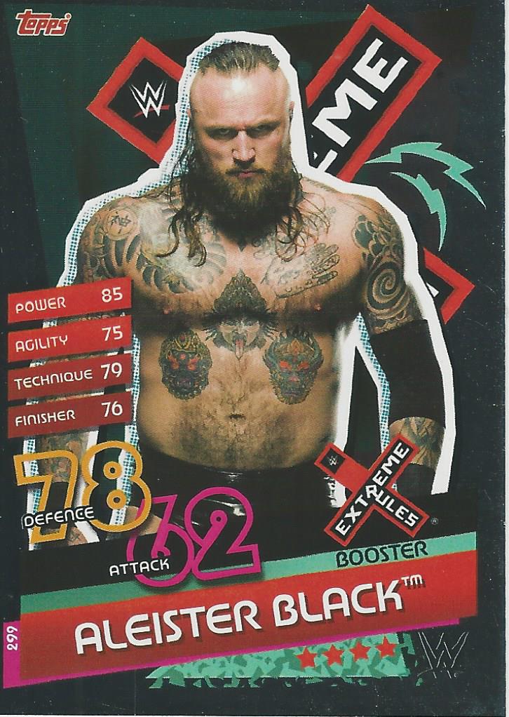 WWE Topps Slam Attax Reloaded 2020 Trading Card Aleister Black No.299