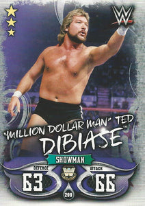 WWE Topps Slam Attax Live 2018 Trading Card Million Dollar Man Ted Dibiase No.299