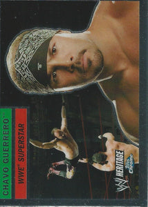 WWE Topps Chrome Heritage Trading Card 2006 Chavo Guerrero No.29