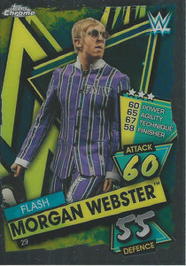 WWE Topps Slam Attax Chrome 2021 Trading Cards Flash Morgan Webster No.29