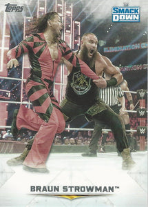 WWE Topps Undisputed 2020 Trading Card Braun Strowman No.29
