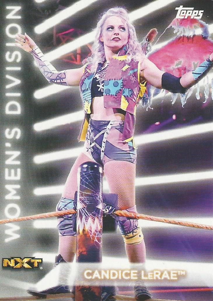 WWE Topps Women Division 2021 Trading Card Candice LeRae RC-29