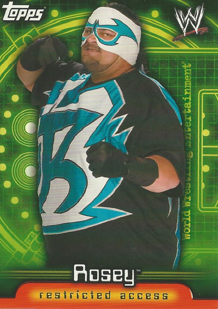 WWE Topps Insider 2006 Trading Card Rosey No.29