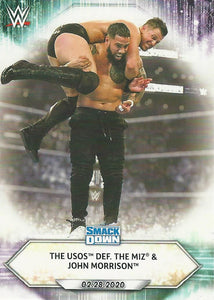 WWE Topps 2021 Trading Cards The Usos No.29