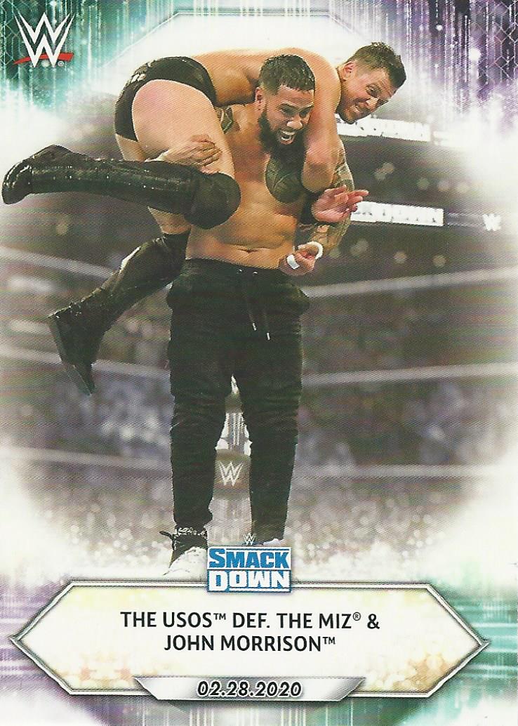 WWE Topps 2021 Trading Cards The Usos No.29