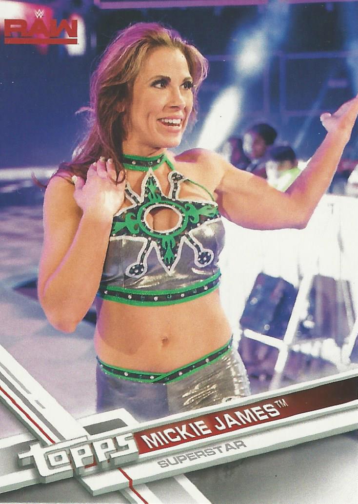 WWE Topps Then Now Forever 2017 Trading Card Mickie James No.129