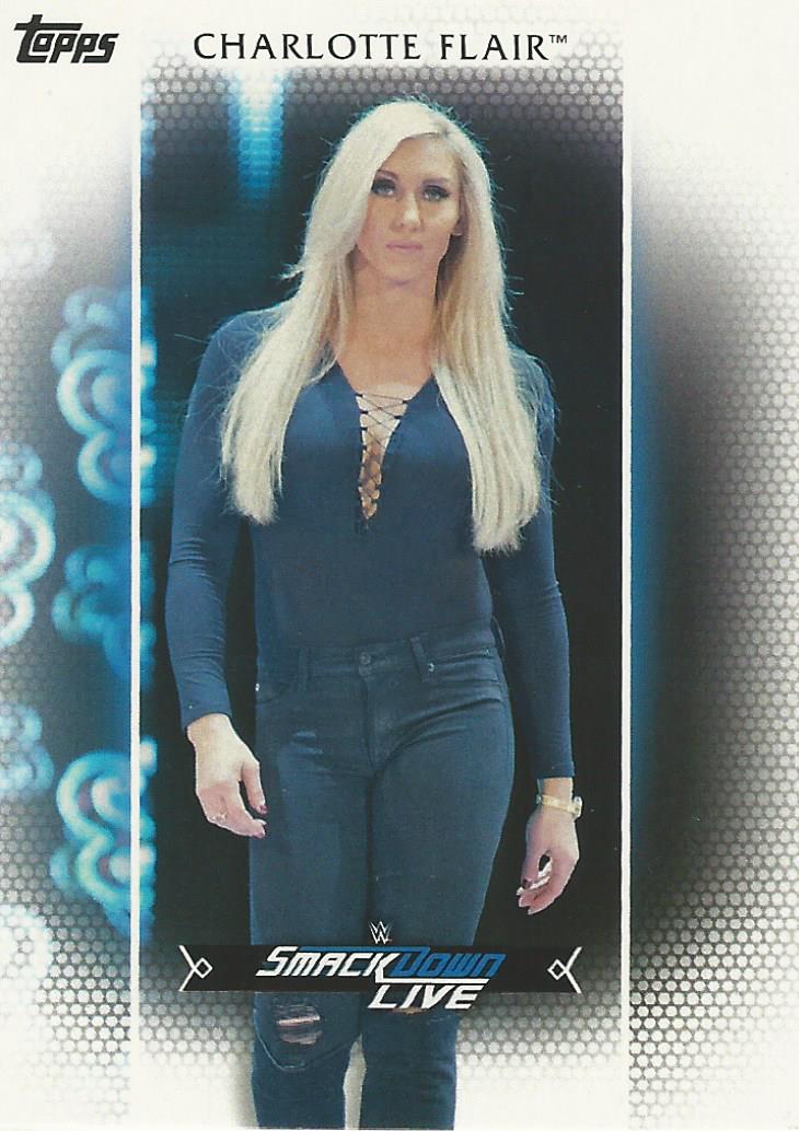 WWE Topps Women Division 2017 Trading Card Charlotte Flair R29