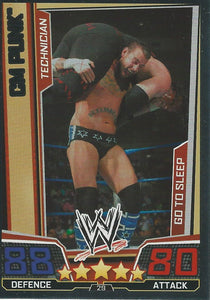 WWE Slam Attax Superstars 2013 Trading Card Finisher CM Punk No.29