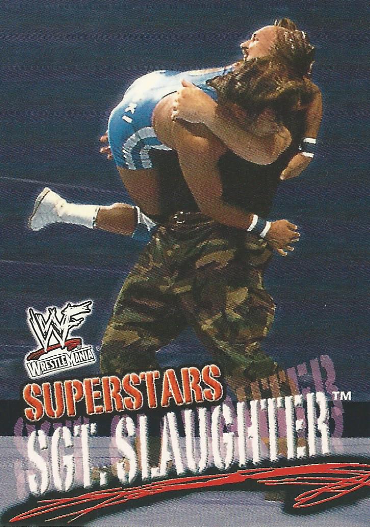 WWF Fleer Wrestlemania 2001 Trading Cards Sgt Slaughter No.29