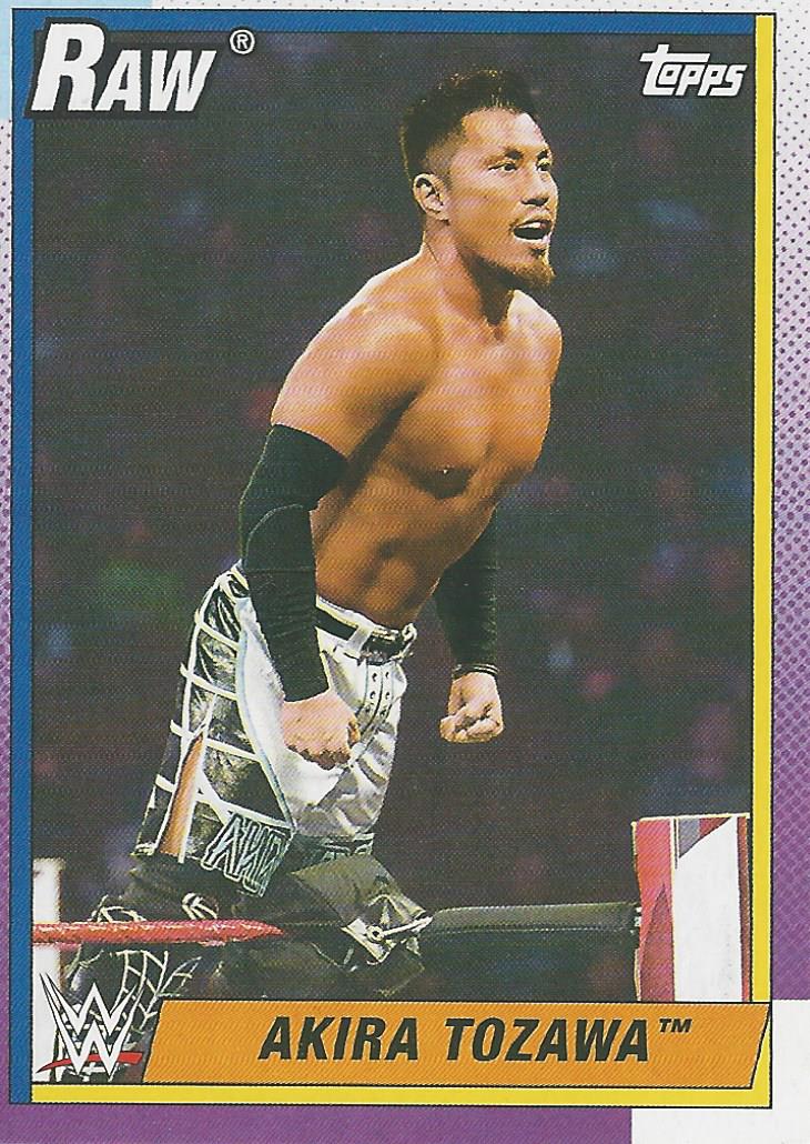 WWE Topps Heritage 2021 Trading Card Akira Tozawa No.2
