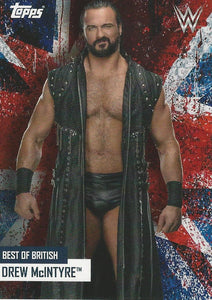 WWE Topps Best of British 2021 Trading Card Drew McIntyre