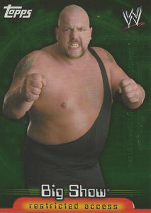 WWE Topps Insider 2006 Trading Card Big Show No.2