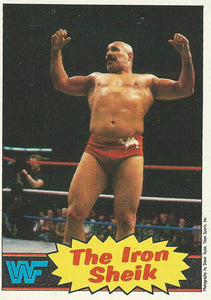 WWF Topps Wrestling Cards 1985 The Iron Sheik No.2