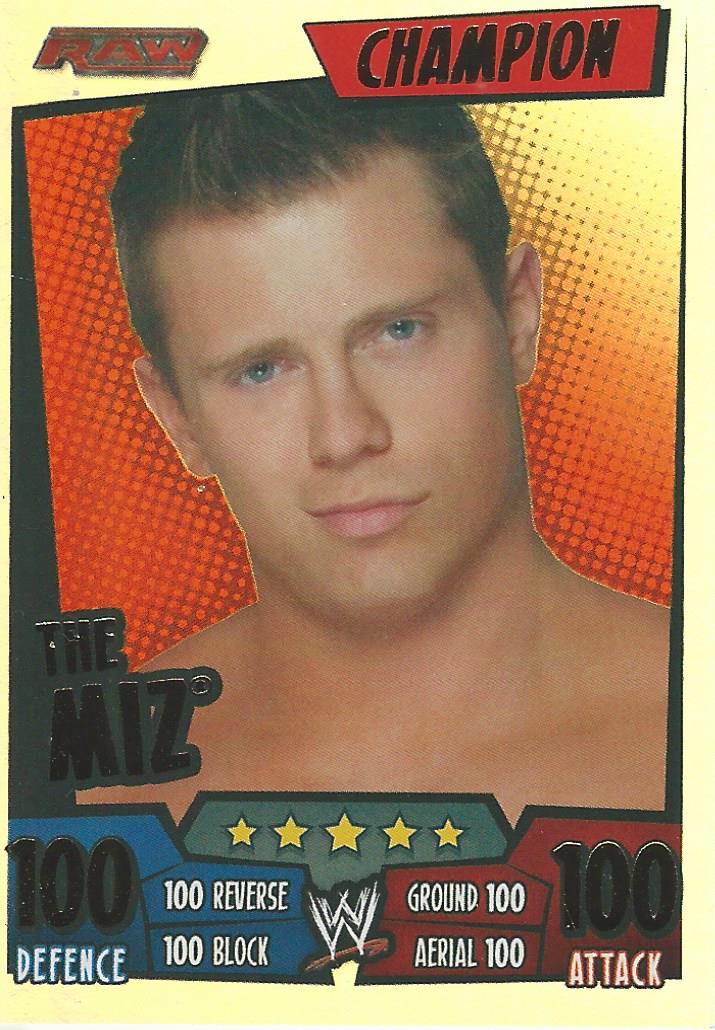 WWE Topps Slam Attax Rumble 2011 Trading Card Champion Miz No.2