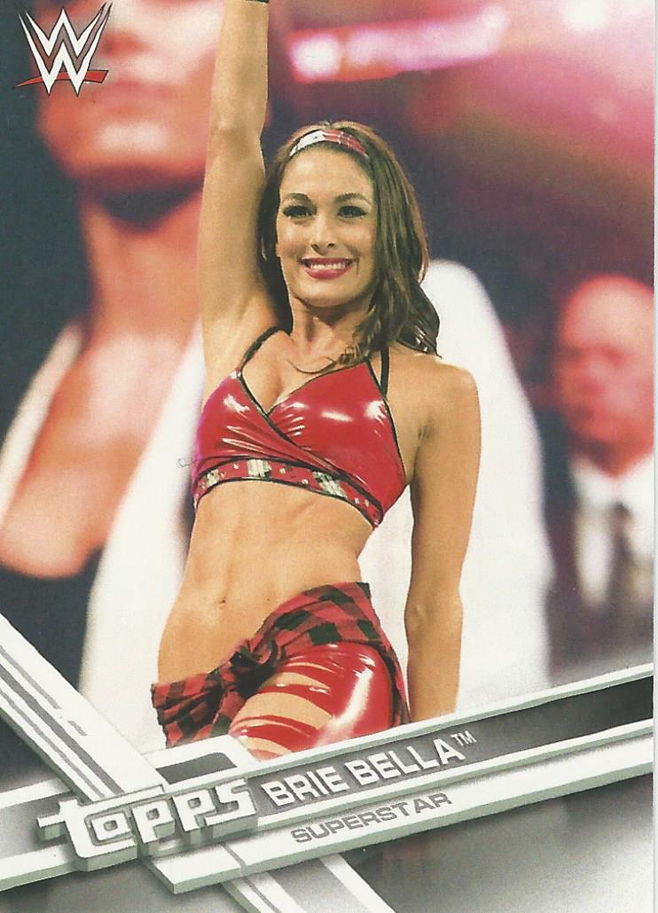 WWE Topps Then Now Forever 2017 Trading Card Brie Bella No.102