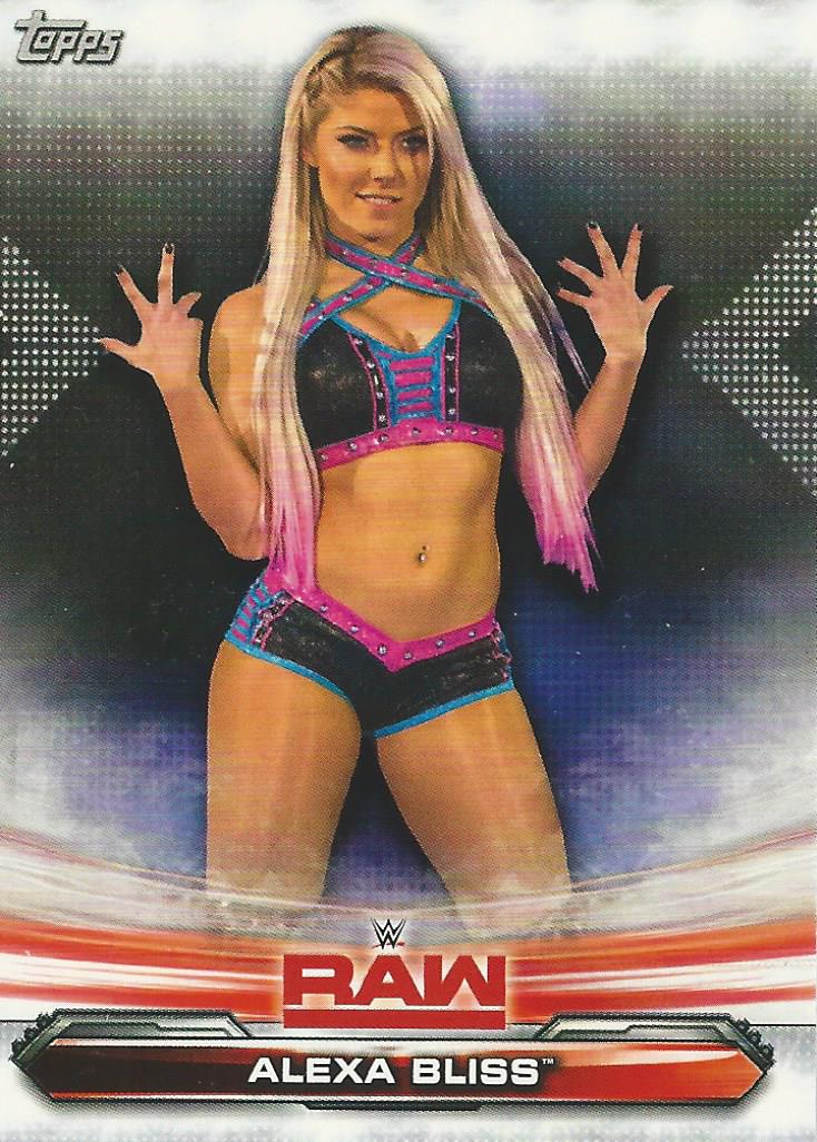 WWE Topps Raw 2019 Trading Card Alexa Bliss No.2