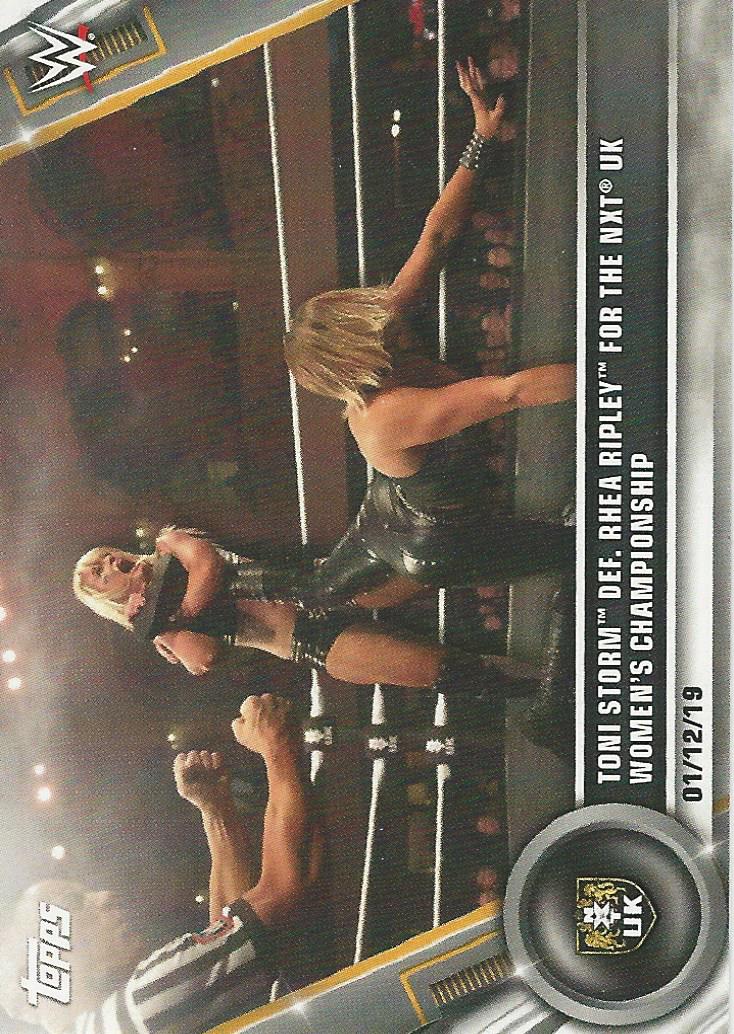 WWE Topps Women Division 2020 Trading Cards Toni Storm No.2