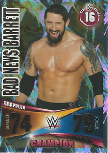 WWE Topps Slam Attax Rivals 2014 Trading Card Bad News Barrett Champion No.2