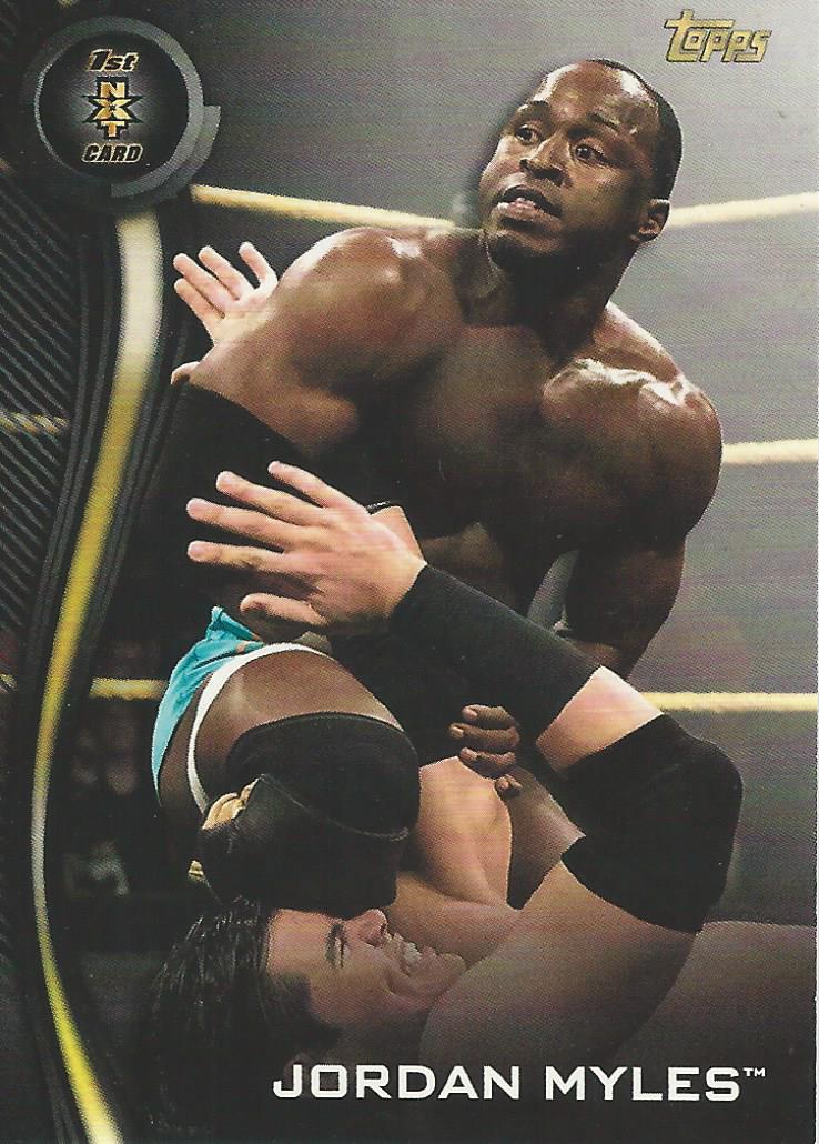 WWE Topps NXT 2019 Trading Cards Jordan Myles No.2