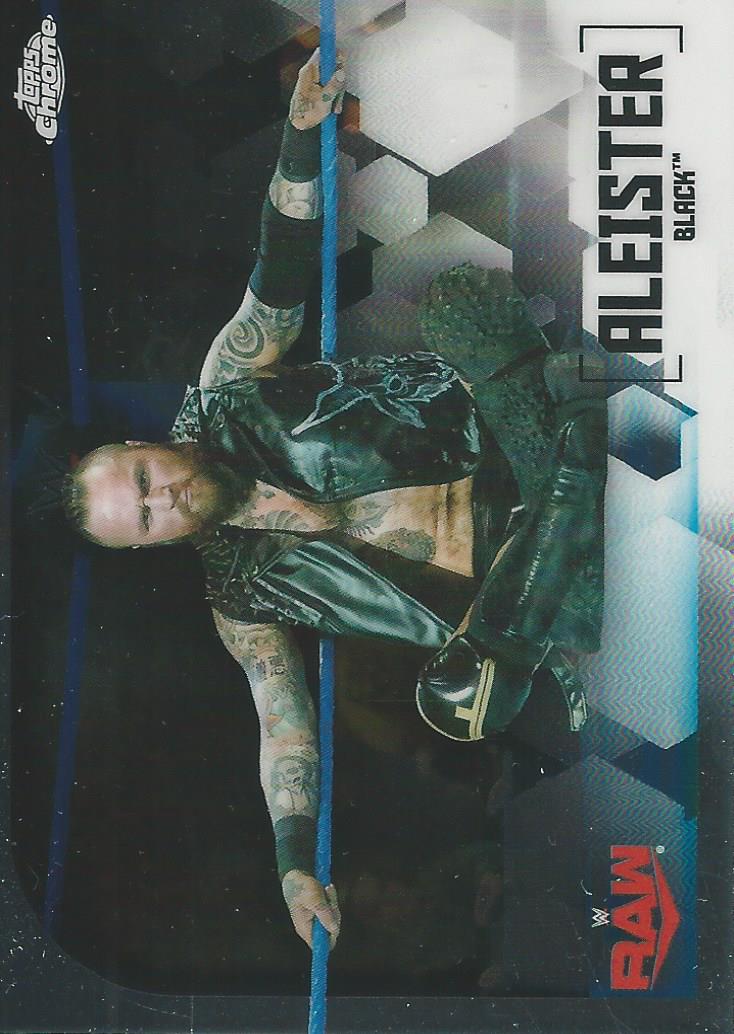 WWE Topps Chrome 2020 Trading Cards Aleister Black No.2