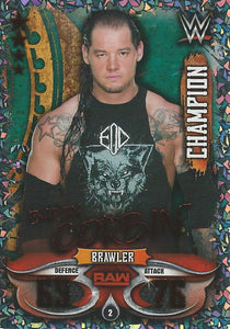 WWE Topps Slam Attax Live 2018 Trading Card Baron Corbin Champion No.2