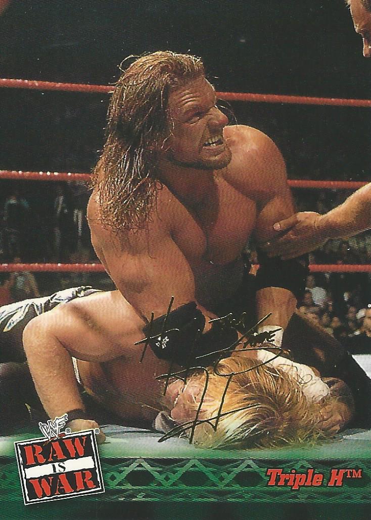 WWF Fleer Raw 2001 Trading Cards Triple H No.2