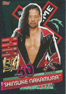 WWE Topps Slam Attax Reloaded 2020 Trading Card Shinsuke Nakamura No.302